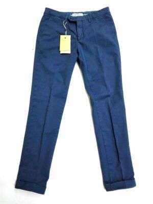 PANTALONE PANTALONI UOMO B SETTECENTO B700 MH700 3016 BLU COTONE PE | eBay
