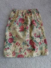 Floral Print Pull on Elastic Waist Short Skirt - S/M 24" - 32"