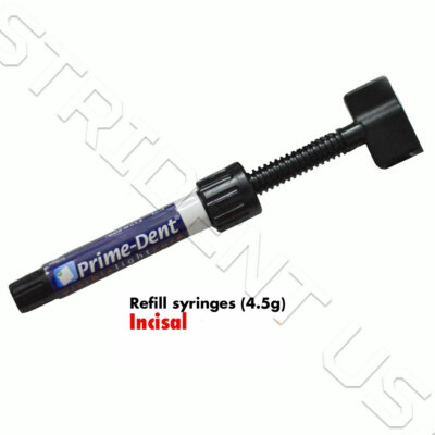 Prime Dent Light Cure Hybrid Composite Dental Resin INCISAL - 4.5 g syringe 