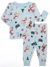 Rudolph Christmas Long Sleeve Pajama Set Sz 3T