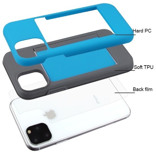 For Samsung Galaxy S20 ULTRA PLUS 3 Card Slots Wallet Case TPU Hard Slim Cover - Picture 34 of 36