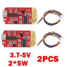 2pc 2 5W 3.7V-5V Dual Plate Bluetooth Amplifier Modules DIY Speaker Modification