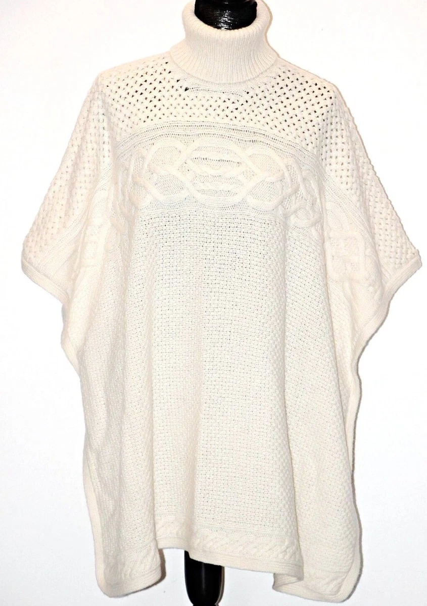 ralph lauren turtleneck poncho