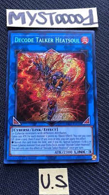 Yu-Gi-Oh! Karte Heatsoul RA01-EN048 US Secret Rare Talker Deco Neu NM