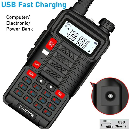 50KM BAOFENG UV-10R Plus III UHF/VHF FM Radio Walkie-Talkie Hand-Funkgerät 128CH - Bild 16 von 22