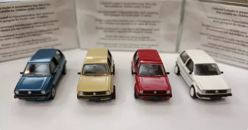 1/87 Plastic car model VW Polo II 1981 gift collection 4 color - Picture 2 of 14