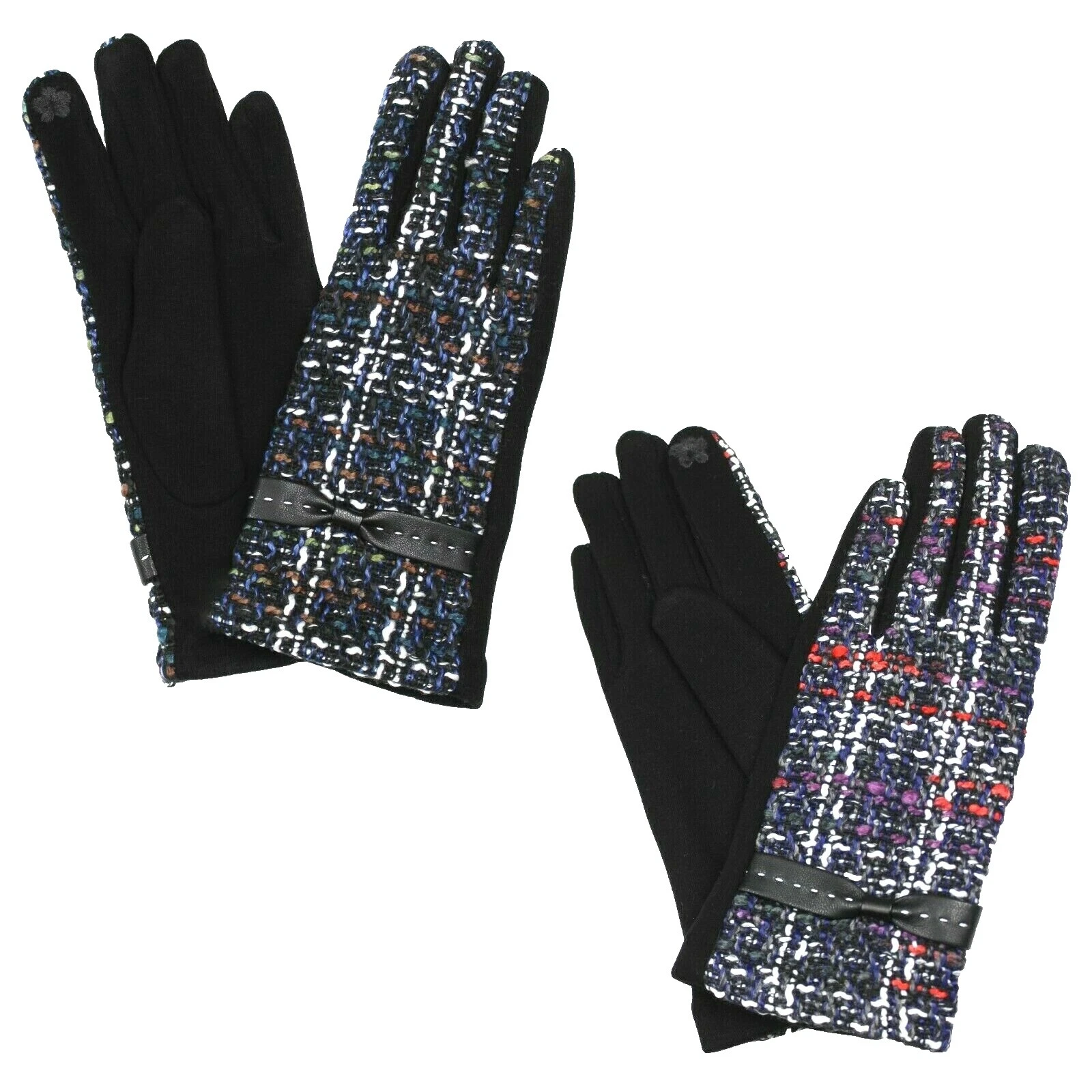 Piel Sintética Multicolor Talla única Guantes y mitones para Mujeres