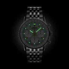 Breitling Navitimer B01 Chronograph 41 Green Dial Stainless Steel AB0139211L1A1 5