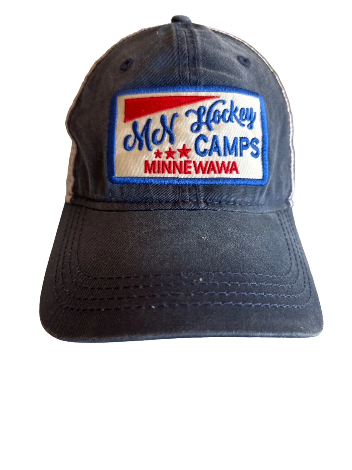 MN Hockey Camps Minnewawa Platinum Series Trucker Hat By Outdoor Cap One Size