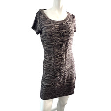 l.e.i. Juniors Dress L Knit Y2K Cableknit Casual Lightweight Sweater Mini Flirty