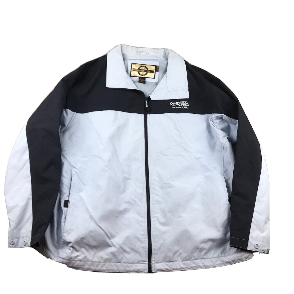 North End Jacket Womens XXL Blue Nylon Lined Full Zip All Climate