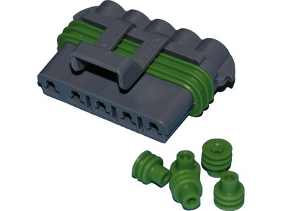 NAMZ Delphi-Packard Weatherpack, 5-Wire Female Connector with Wire Seals 893240