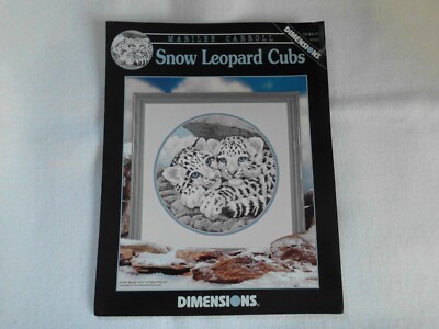 DIMENSIONS SNOW LEOPARD CUBS von MARILEE CARROLL KREUZSTICHMUSTER TABELLE