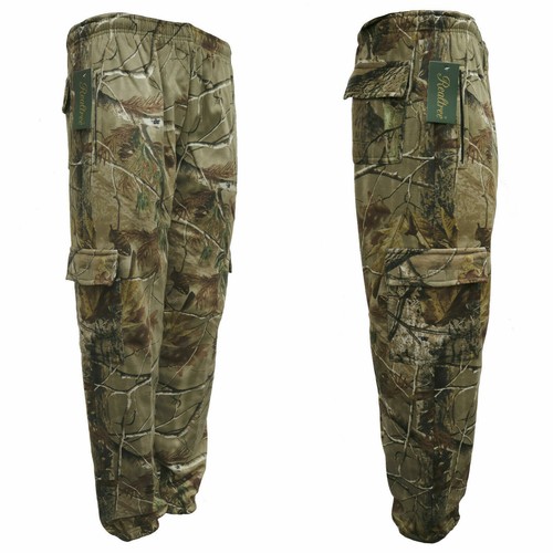 Mens Jungle Camouflage Tracksuit Overhead Hoodie & Jogger Full Set Fishing S-XXL - Picture 3 of 6