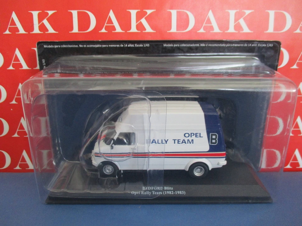 Die cast 1/43 Modellino Furgone Van Bedford Blitz Opel Rally Team 1982-1983 - Immagine 4 di 4