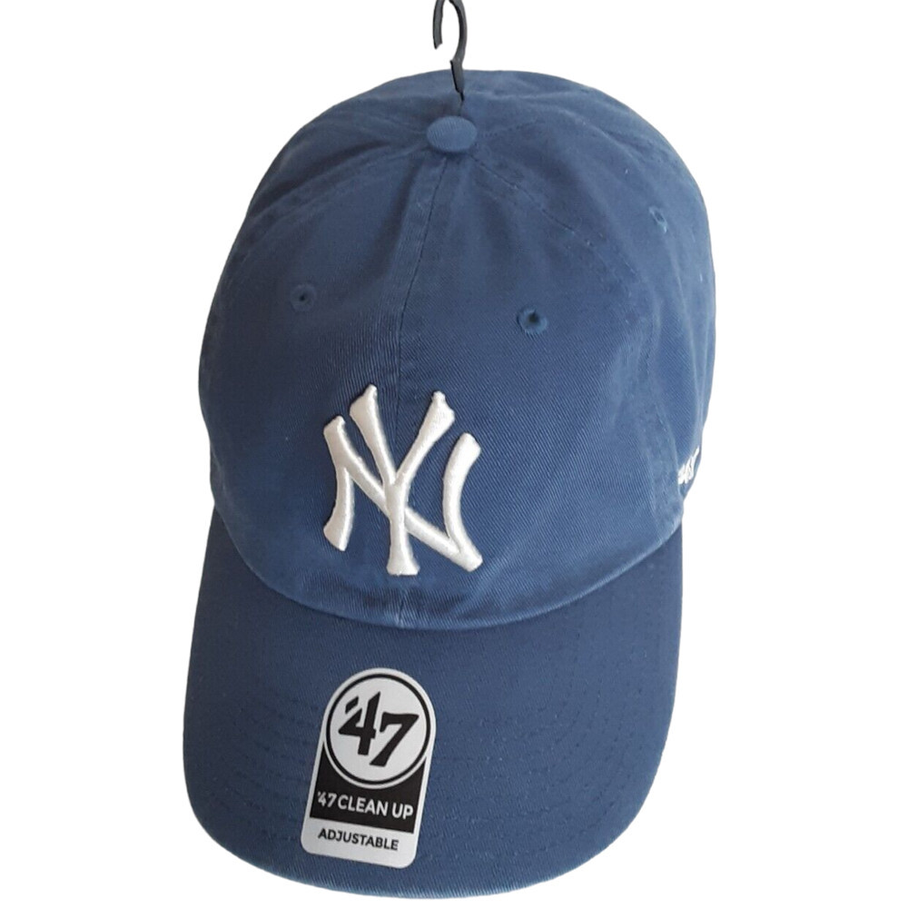 47 New York Yankees NY Timber Blue Clean Up Cap Baseball Strapback