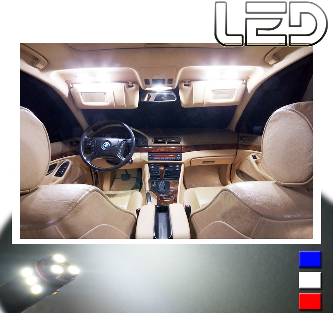 Ampoules LED pour BMW E39 Série 5 apportant une lumière blanche pure haut de gamme