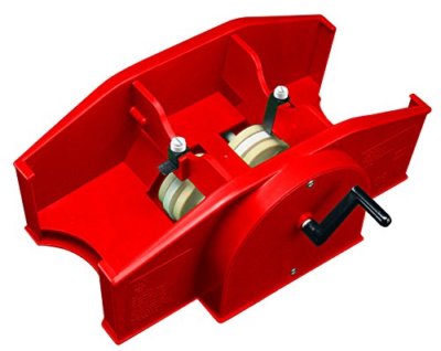 Amigo Kartenmischmaschine mit Kurbel rot Kartenmischer Mischmaschine