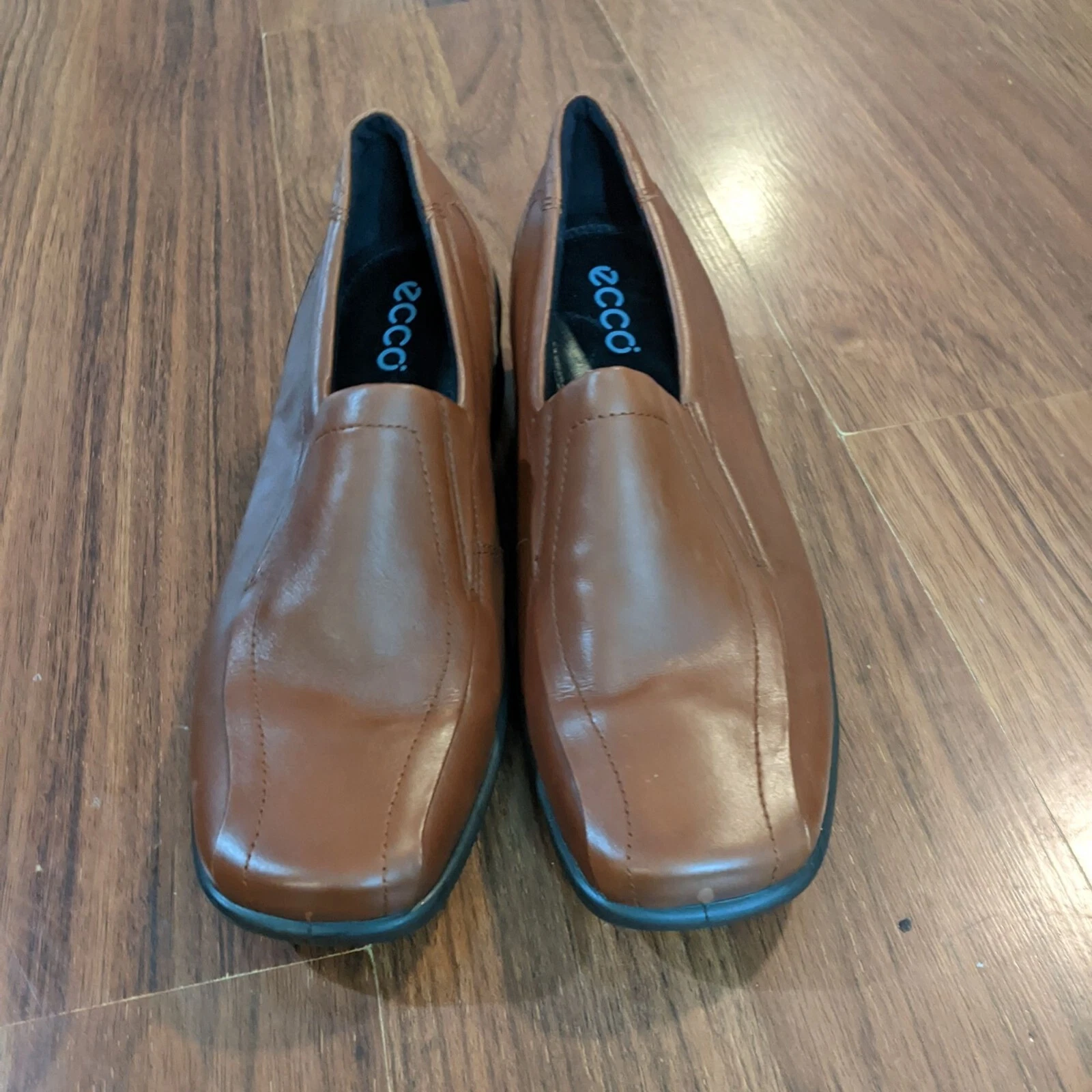 Mocassini scarpe eleganti marroni Ecco unisex uomo 6 6 5 e donna 9 9 5 (40 EU)