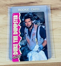 1995 WWF Action Packed Duke The Dumpster Rookie WWE Vintage Rare Card #12 Mint