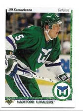 ULF SAMUELSSON 1990-91 UPPER DECK CARD NEAR MINT CONDITION