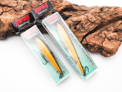 PAAR RAPALA ORIGINAL SCHWIMMKÖDER F-9 & F-11 VERPACKT