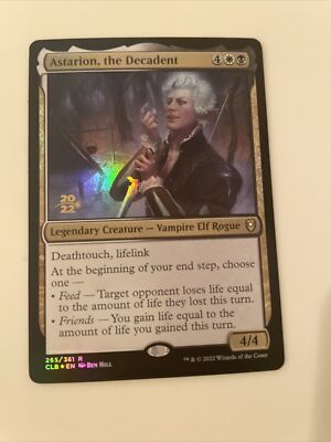 MTG Astarion, the Decadent Pre-Release Foil Baldur's Gate NM | eBay