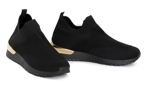 DAMEN SLIPPERSOCKE KEILSCHUHE KLASSISCHE JOGGINGPUMPS SCHUHE THROWER - Bild 2 von 35