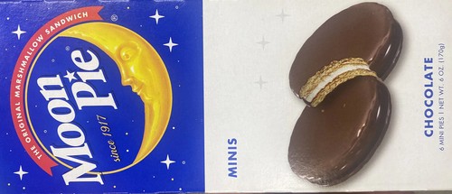 Original Moon Pie Minis (6 Per Box) X 2 Boxes Total 12 Pieces