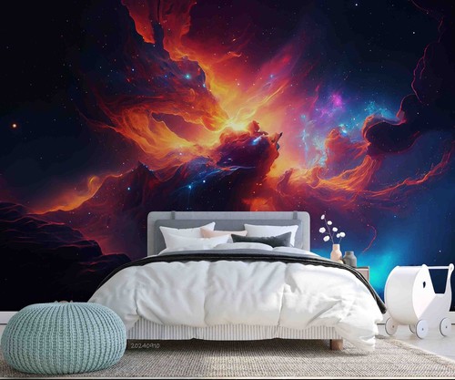 3D Universe Space Wallpaper Wall Murals Removable Wallpaper - 第 3/5 張圖片