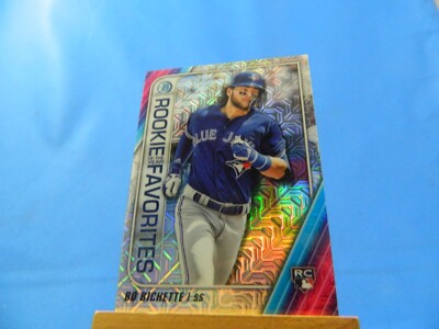 Bo Bichette Bowman Chrome 2020 Rookie of the Year Favorites Mojo Refractor