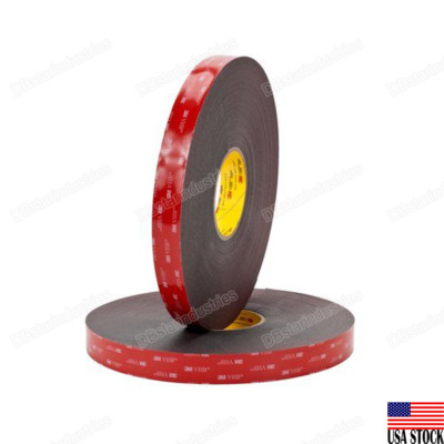 3M 1/2 ''x 15Ft Double Sided Foam Adhesive Tape 5952 Industrial Grade Made in US