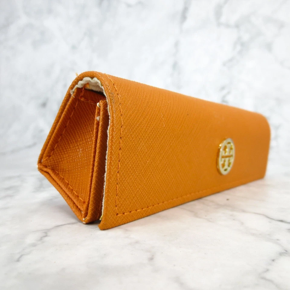 Tory Burch Gafas de sol Anteojos Naranja Rígido Abatible Top Estuche Foto 2 de 4