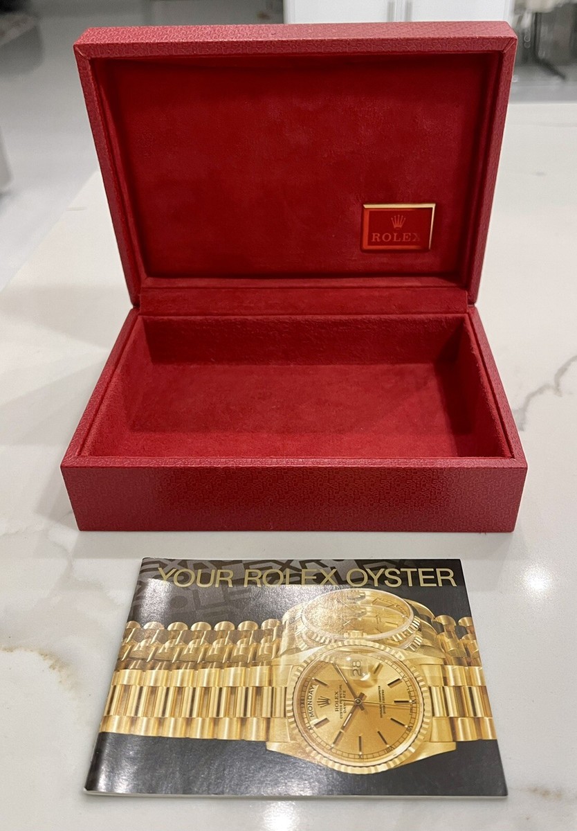 Authentic Vintage Rolex President / Datejust Red Watch Box