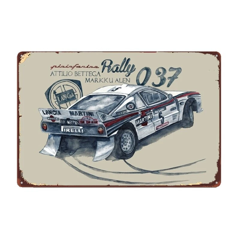 Vehicles Metal Vintage/Retro Home Décor Plaques & Signs