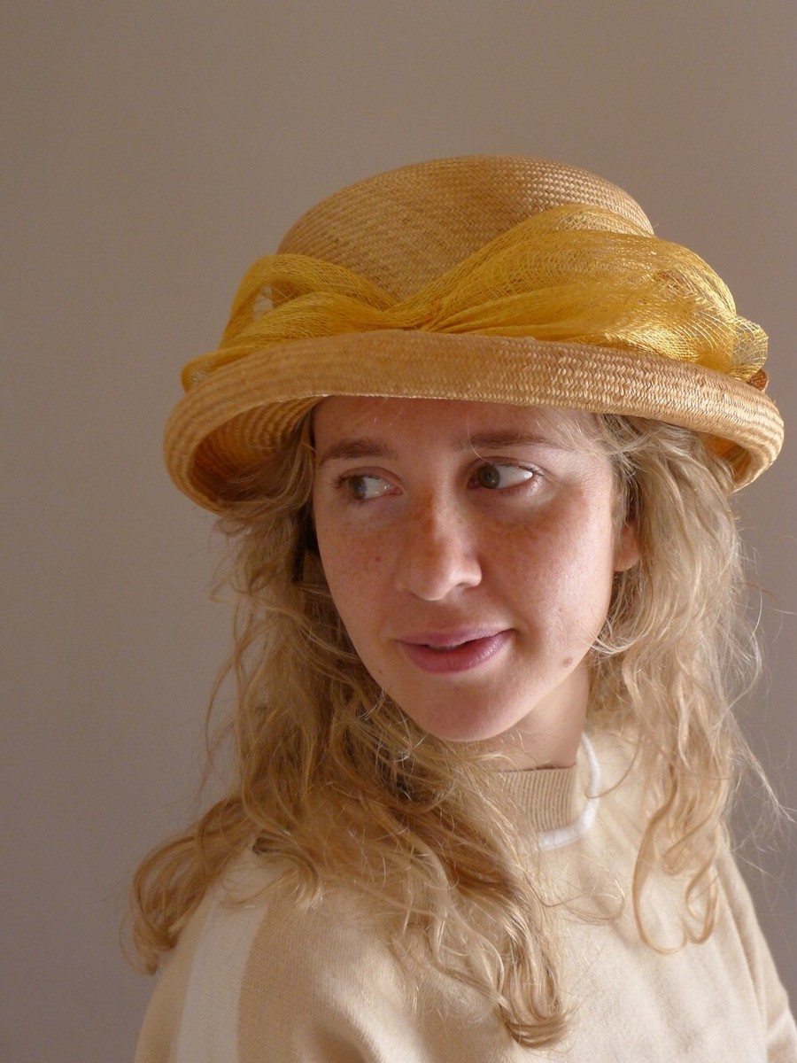Original Vintage 80s straw hat 
