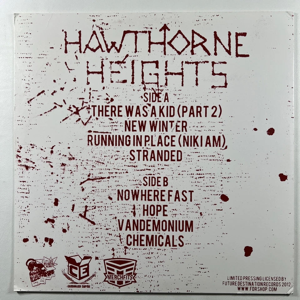 Hawthorne Heights “Hope” EP/Future Limit. Edit. 300 (NM) Green Marble 2012 - Image 2 of 4