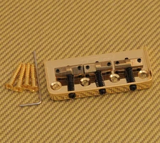 WTBSGD Wilkinson Gold 3-Saddle Short Bridge for Telecaster® Tele Guitar