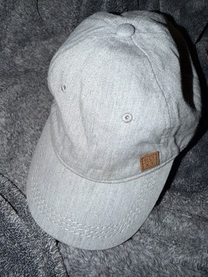 ROXY Gray Baseball Cap One Size Adjustable Strap Unisex Adults Solid Casual