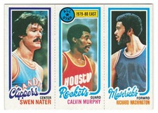 1980-81 Topps #17 / 70 / 219 Swen Nater/Calvin Murphy/Richard Washington M San
