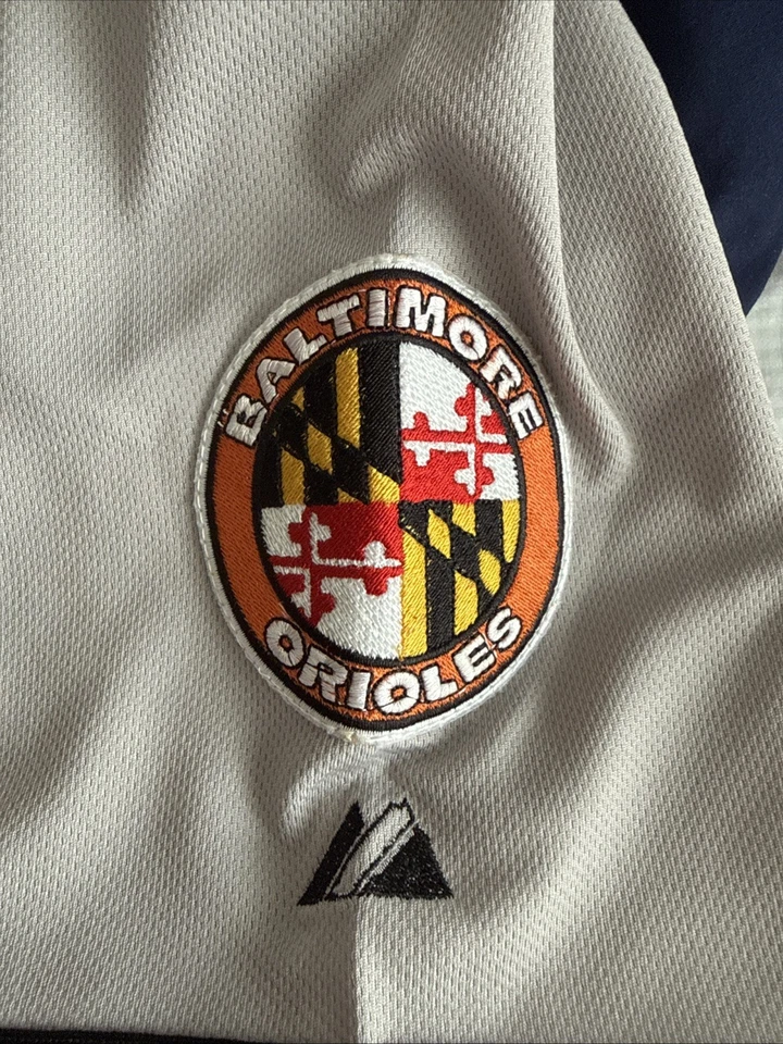 Camiseta de Beisebol Majestic Baltimore Orioles Matt Wieters #32 MLB Tamanho 52 - Imagem 4 de 4
