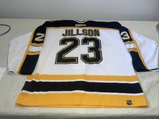 Game Used Jeff Jillson Boston Bruins 2003 2004 Jersey Ccm Vintage NHL Mens 58