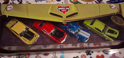 Hotwheels 30th Anniversary '71 Muscle Car Series Diecast Set of 4 