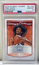 2019 Upper Deck Goodwin Champions - Autographs Coby White #A-CW (RC) PSA 10