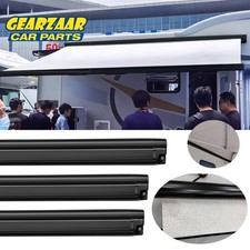 ELECTRIC AWNING WIND ROLL OUT SUN CANOPY BLACK CAMPERVAN MOTORHOME VAN