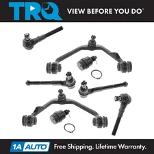 TRQ Front Control Arm Ball Joint Tie Rod End Steering Suspension Kit Set 6pc New