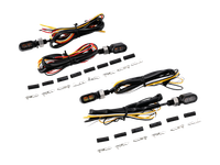 "Set: 4X Mini-Led \"Little Bronx\" Blinker, Mit Positions-, Brems- Und RüCklicht -"