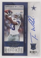 2013 Panini Contenders Short Print Rookies Terrance Williams #236 Auto x5u