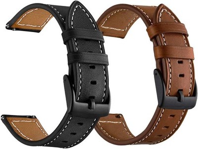 Leather Band for Samsung Galaxy Watch 7, 40mm & 44mm, Replacement Straps