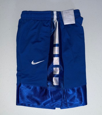Nike Elite 23 Stripe Basketball Shorts Royal - Boy s Size Small
